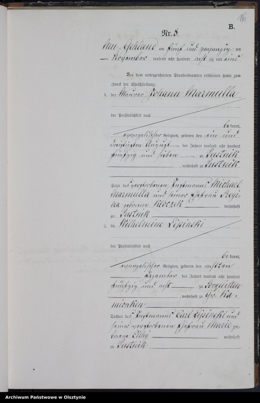 image.from.unit.number "Heiraths-Haupt-Register nr 1 - 9"