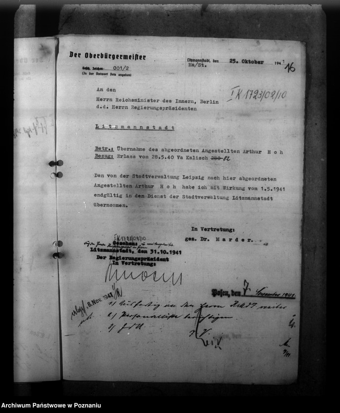 Obraz 20 z jednostki "Abordnungen der Beamten"