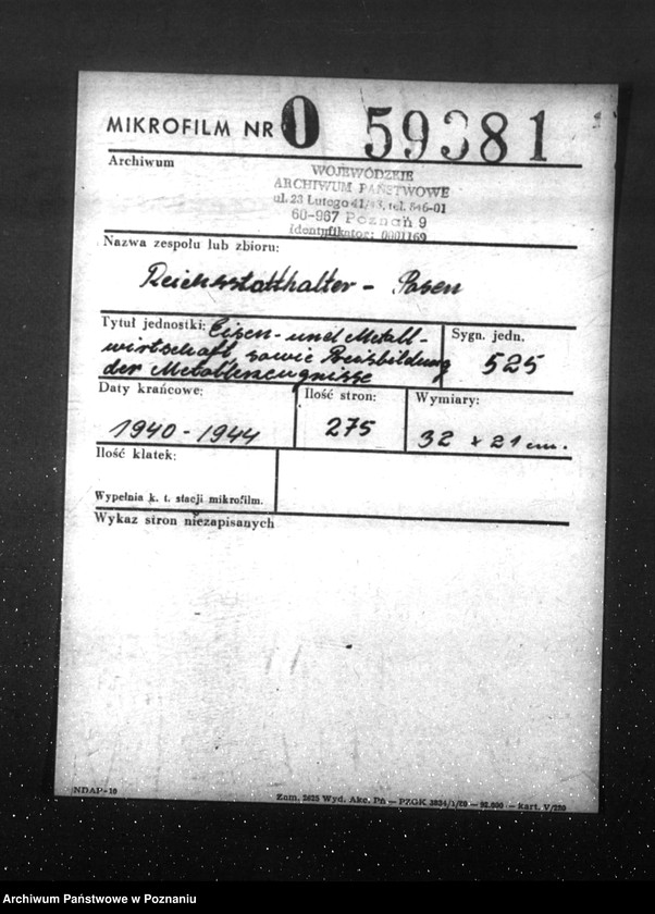 Obraz 2 z jednostki "Eisen- und Metallwirtschaft, sowie Preisbildung der Metallerzeugnisse"