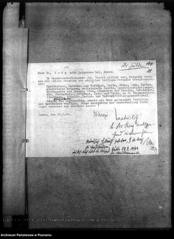 Obraz 16 z jednostki "Aktion Warschau. Verwertungen"