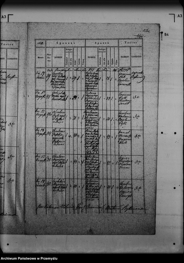 Obraz 15 z jednostki "[Kopie ksiąg metrykalnych parafii Byków z filiami Glinne, Ortynice (dekanat Łuka)]"