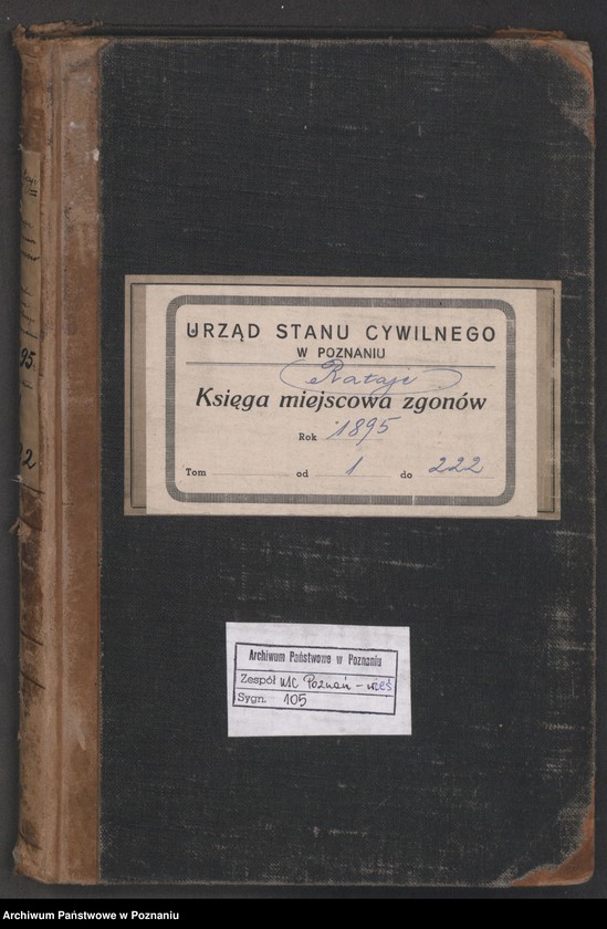 Obraz 2 z jednostki "Księga zgonów"