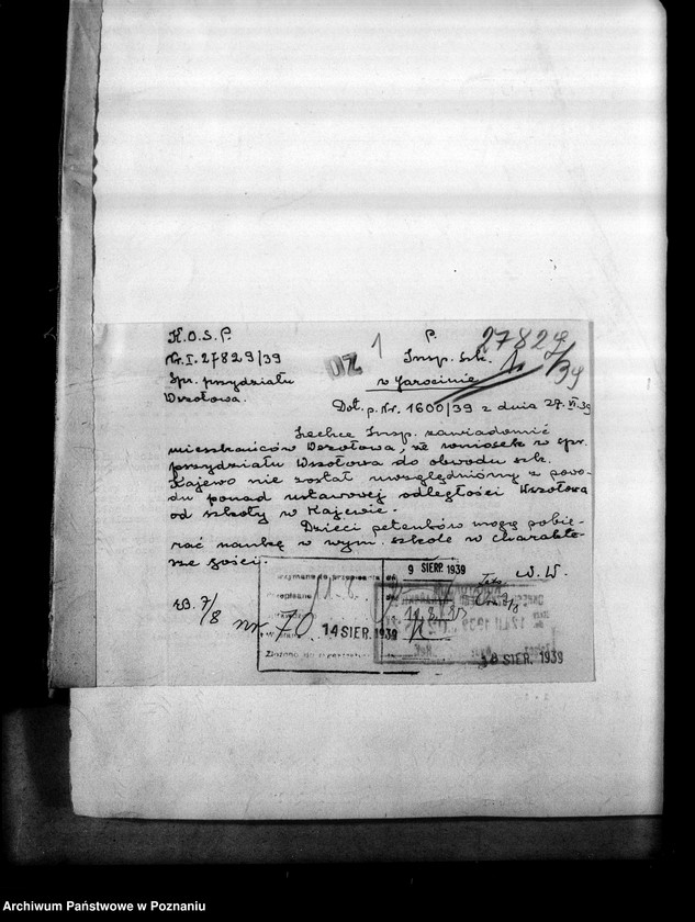 Obraz 5 z jednostki "Inspektorat Szkolny - Jarocin [różna korespondencja oraz ustrój szkół w 1931 roku]"