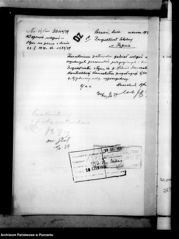 Obraz 12 z jednostki "Inspektorat Szkolny- Kępno [korespondencja różna]"