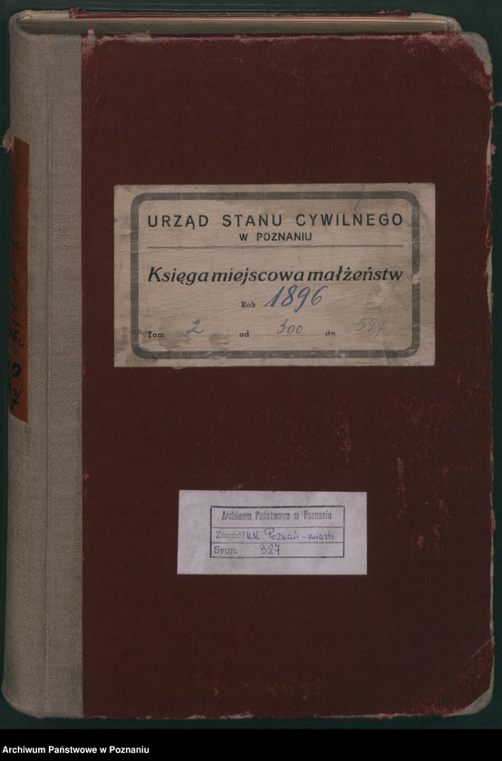 Obraz 2 z jednostki "Księga małżeństw t. II"