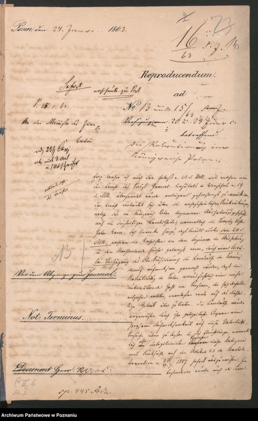 Obraz 6 z jednostki "Die aus Anlass der Unruhen im Königreiche Polen getroffenen polizeilichen Massregeln."