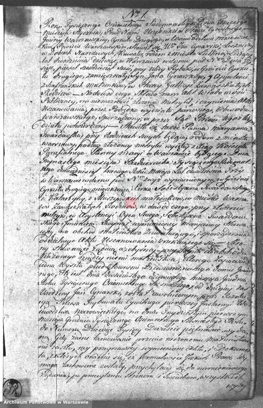 Obraz 1 z jednostki "Akta małżeństw"