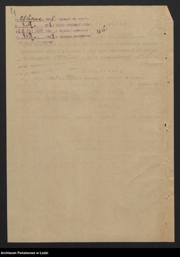 Obraz 6 z jednostki "Dom Eksportowy- Izrael Fajwel Finkelsztajn- wyrób i sprzedaż chustek oraz towarów wigoniowych"