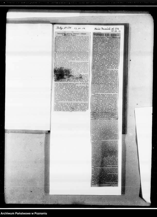 Obraz 9 z jednostki "Plebiscyt na Warmii i Mazurach [wycinki prasowe]"