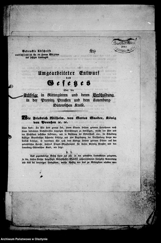 image.from.unit.number "/Akten betr. Landtags-, Abgeordnetenhaus- u. Landratswahlen in den Lehndorffschen Gütern/"