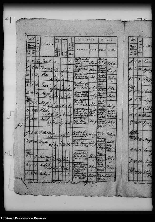 Obraz 7 z jednostki "[Kopie ksiąg metrykalnych parafii Nahujowice (dekanat Drohobycz)]"