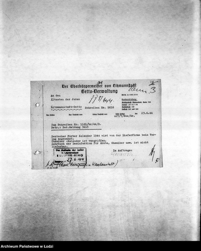 Obraz 6 z jednostki "Arbeitsressort R [Produkcja i zapotrzebowanie materiałów dla resortów pracy]"