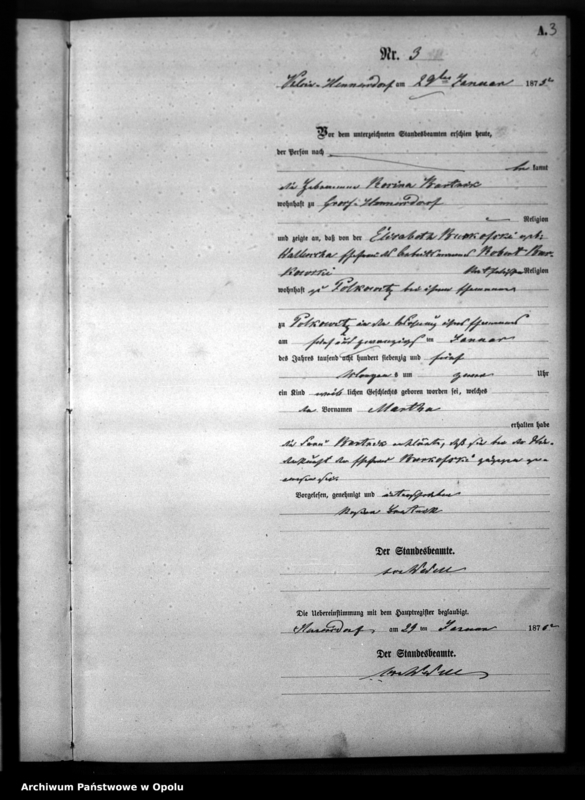 image.from.unit.number "Geburts-Neben-Register des Standesamtsbezirks Hennersdorf [1875]"