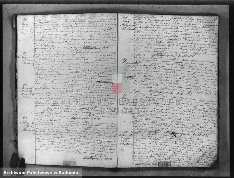 image.from.unit.number "Dupplikat akt religijno cywilnych urodzenia, małżeństwa i zejścia z parafii Stromiec 1862 roku"