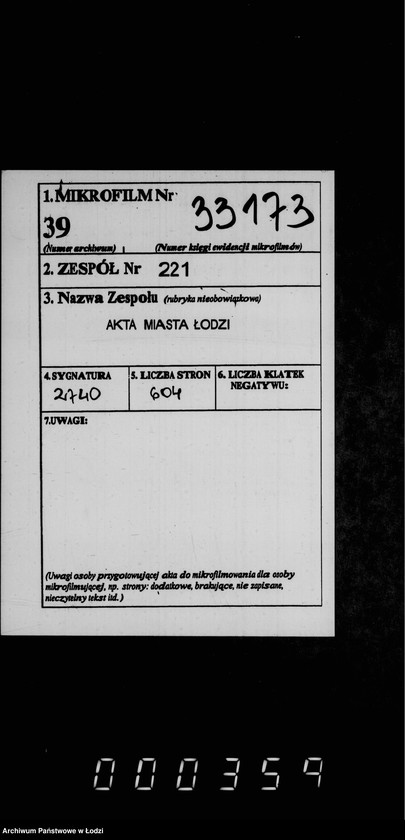 Obraz 2 z jednostki "O nedoimkach po knigam uezdnago kaznačejstva za I-uju polovinu 1900 g. a takže i II-uju polovinu 1900 g."