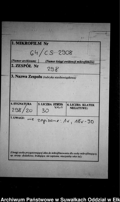 image.from.unit.number "Sterbe-Neben-Register des Preussischen Standes-Amtes Kehlen Kreis Angerburg"