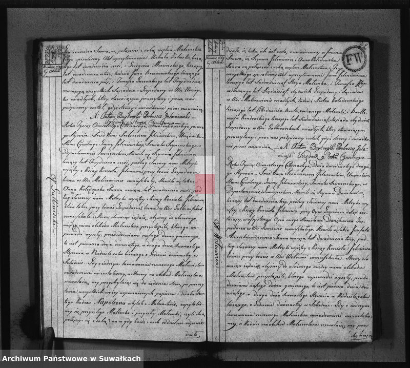 image.from.unit.number "Akta Urzędnika Stanu Cywilnego Zaślubionych w Gminie Jeleniewskiey od Dnia 1-go Stycznia Roku 1814."