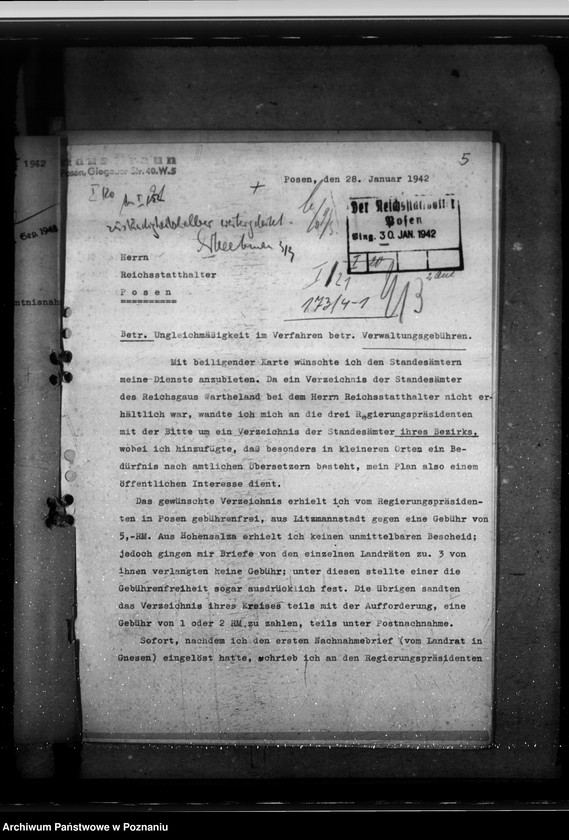 Obraz 9 z jednostki "Wasserzähler. Wasserverluste. Länderanteil an der Jagdscheinge bühr. Ausgleichszuschlag bei Lebendvieh und Ausgleichsabgabe auf frisches Fleisch"