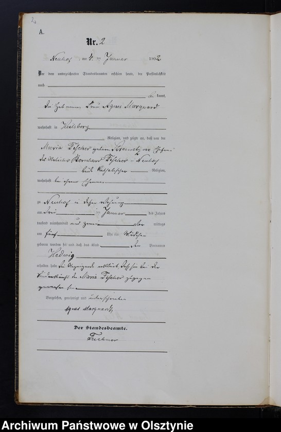 image.from.unit.number "Geburts-Haupt-Register Nr 1 - 121"