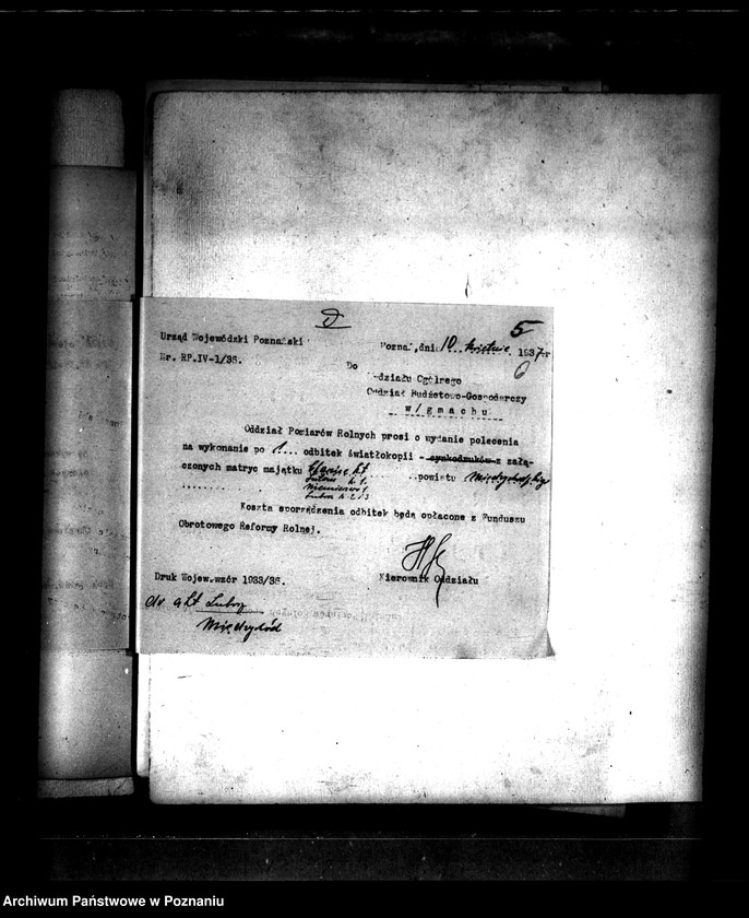 Obraz 10 z jednostki "Przymusowy wykup majątku Niemierzewo i Lubosz powiatu międzychodzkiego"