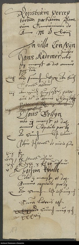 image.from.unit.number "Registrum pactuum bonorum communium in pecuniis ecclesiae Caminensis."