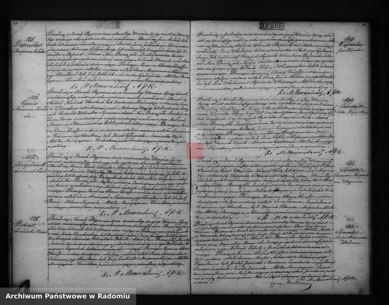 Obraz 19 z jednostki "[Akta Stanu Cywilnego wyznania rzymsko - katolickiego parafii] Kowala 1867 rok"