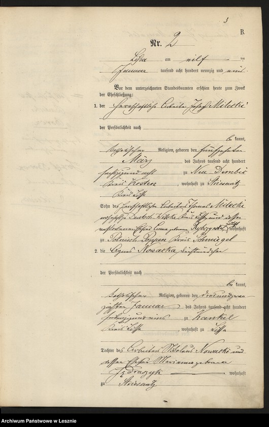 Obraz 6 z jednostki "[Księga małżeństw]"