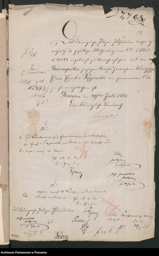 Obraz 18 z jednostki "A. betr. Severin Ernst, Zenon, Wladislaus von Pągowski"