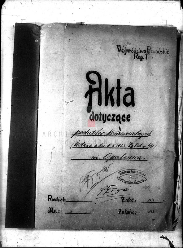 Obraz 6 z jednostki "Podatki Komunalne miasta Opalenicy"