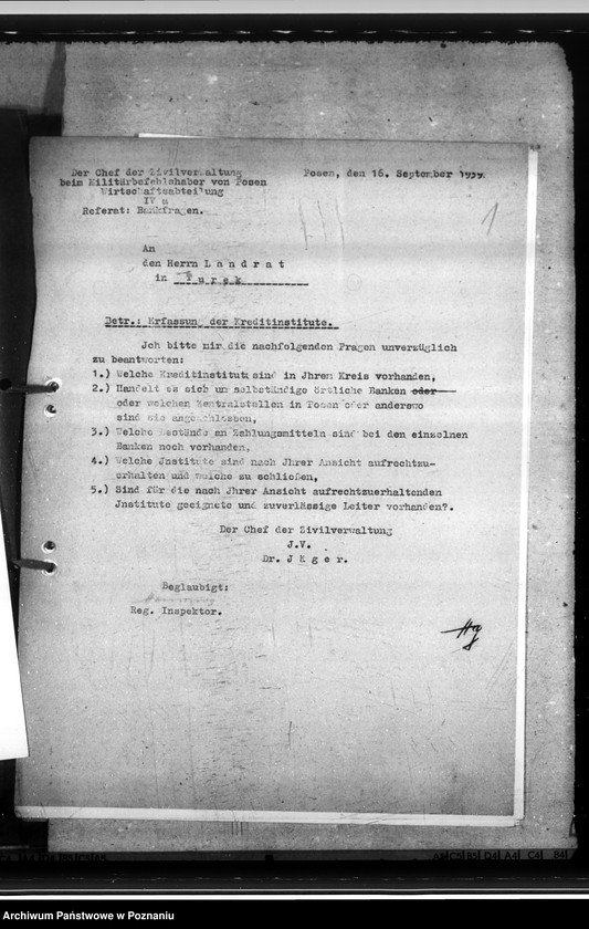 Obraz 4 z jednostki "Sparkassen und Giroverband Wartheland"