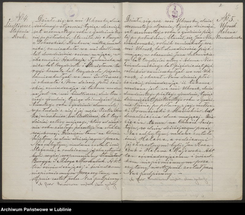 image.from.unit.number "Księga urodzeń, małżeństw i zgonów"