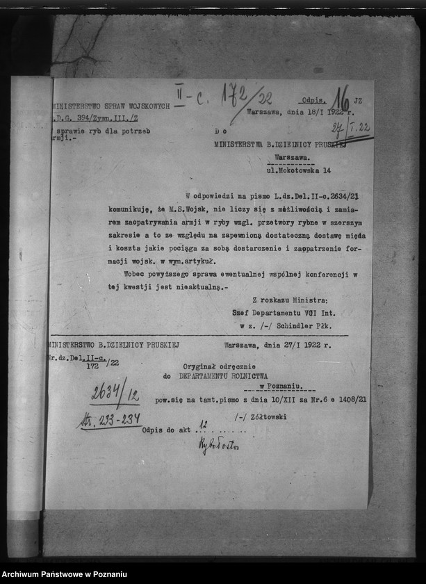 Obraz 20 z jednostki "Deleg. Departamentu Rolnictwa i D. Państw. Rybołówstwo"