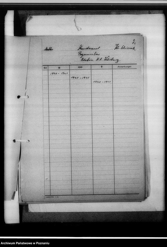 Obraz 6 z jednostki "[Wykazy ksiąg kościelnych wyznań chrześcijańskich i niechrześcijańskich z powiatu sieradzkiego]"