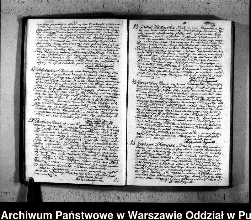 Obraz 17 z jednostki "Akta urodzeń, małżeństw i zgonów"