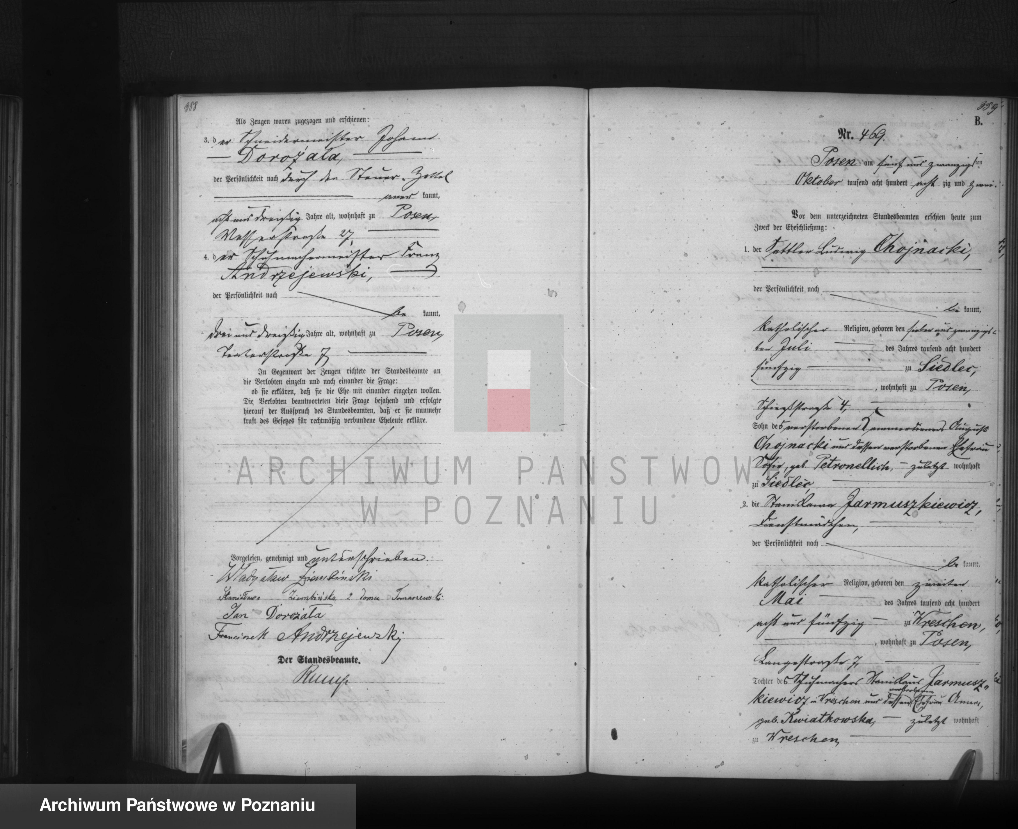 Skan z jednostki: Księga małżeństw t. II