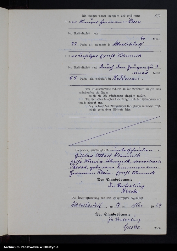 image.from.unit.number "Heiraths-Neben-Register Nr 1 - 9 [ Księga małżeństw - wtóropis ]"