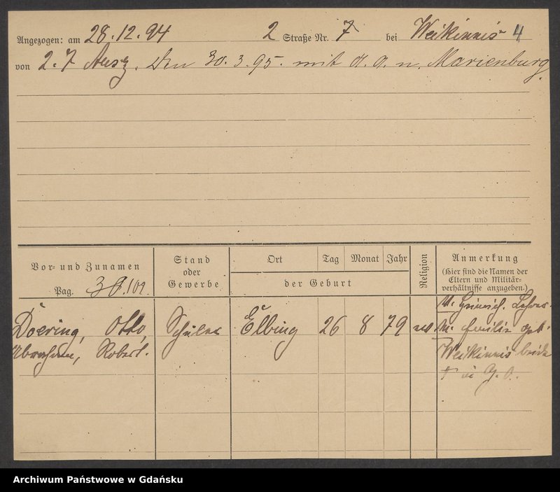 image.from.unit.number "Karty meldunkowe: Döring O. - Domalsky"