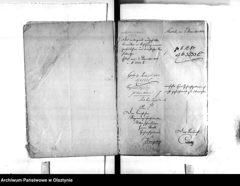 image.from.unit.number "Landrath Cranz [Friedrich Heinrich] in Memel, 8.9.01 zum Geh.[eim] Reg.[eierungs] Rat ernant"