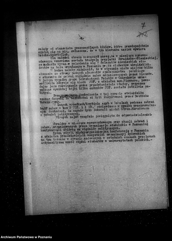 Obraz 11 z jednostki "Sprawozdania z życia mniejszości narodowych za okres od 1 stycznia do 15 czerwca 1936 r."