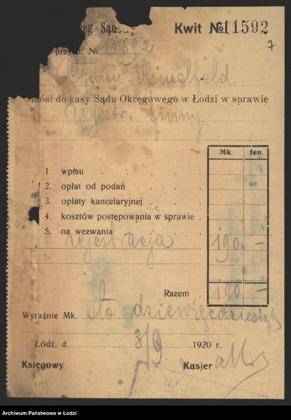 Obraz 9 z jednostki "„Cham Kimelfeld” – sprzedaż towarów łokciowych"