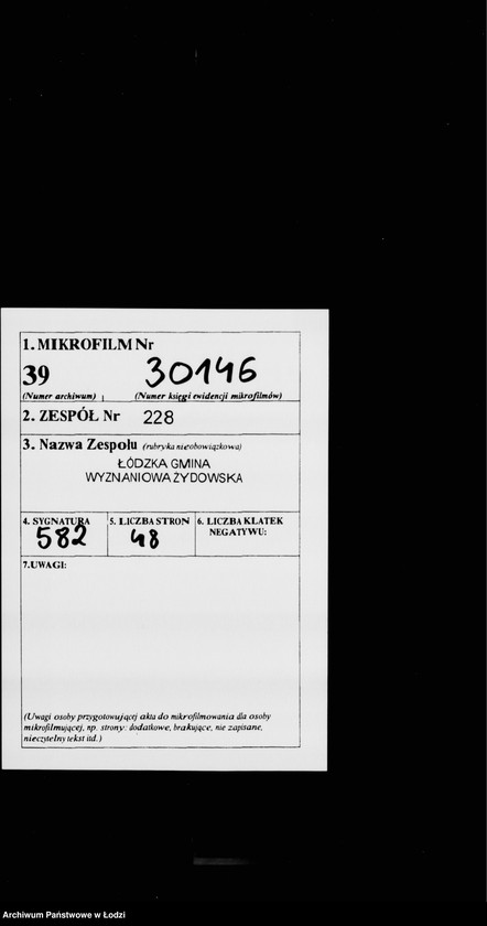 Obraz 2 z jednostki "Rejestr poborczy"