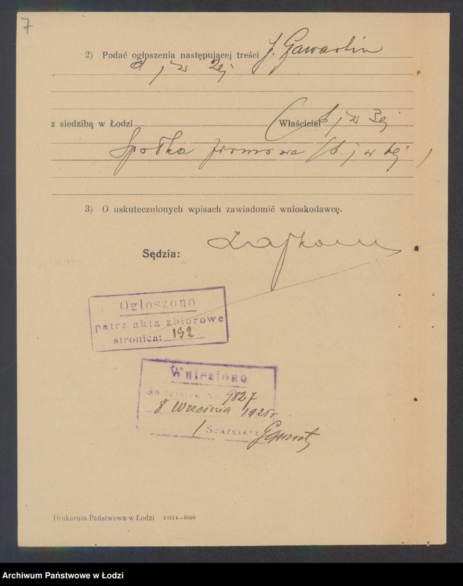 Obraz 9 z jednostki "J.Gawartin i N.Abramowicz- sprzedaż manufaktury"