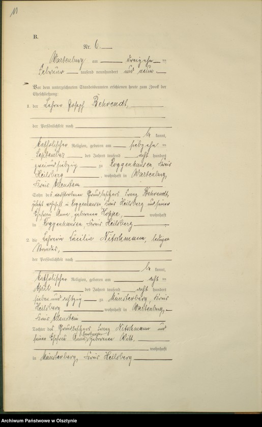 image.from.unit.number "Heirats-Haupt-Register Nr 1 - 47"