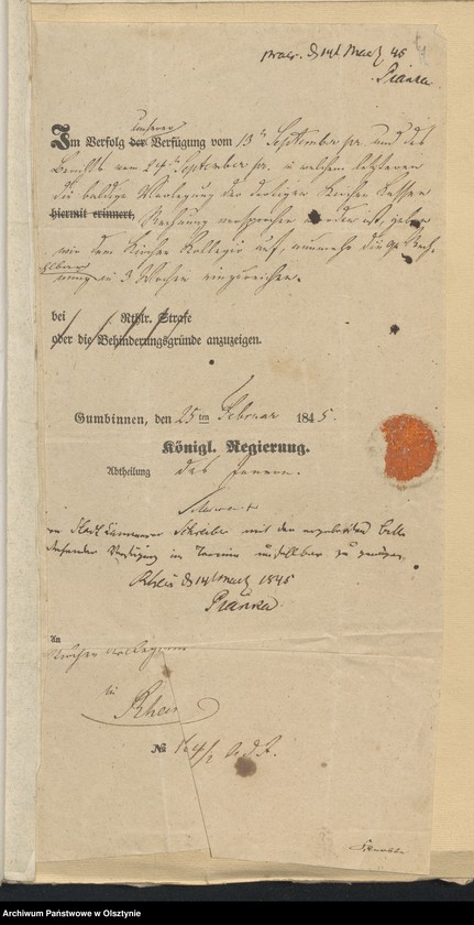 image.from.unit.number "Kirchliche Angelegenheien E. Cassen und Rechnungwesen Notaten Beantwortung"