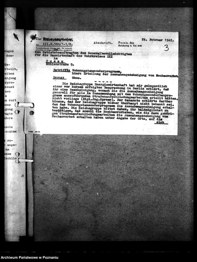 Obraz 7 z jednostki "Sonderwohnungbauprogramm Aufschliessung und Baustoffbewirtschaftung"