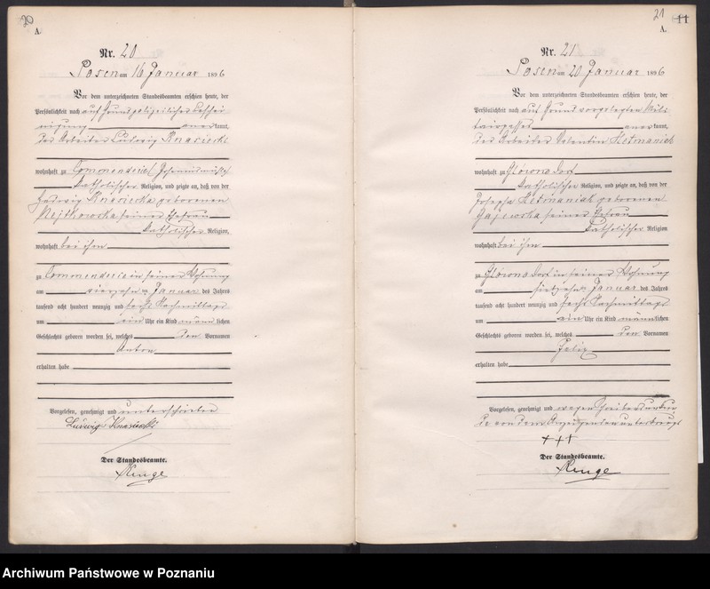 Obraz 13 z jednostki "Księga urodzeń"