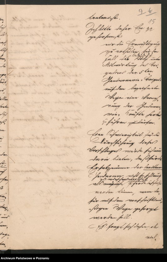 Obraz 20 z jednostki "Die aus Anlass der Unruhen im Königreiche Polen getroffenen polizeilichen Massregeln."