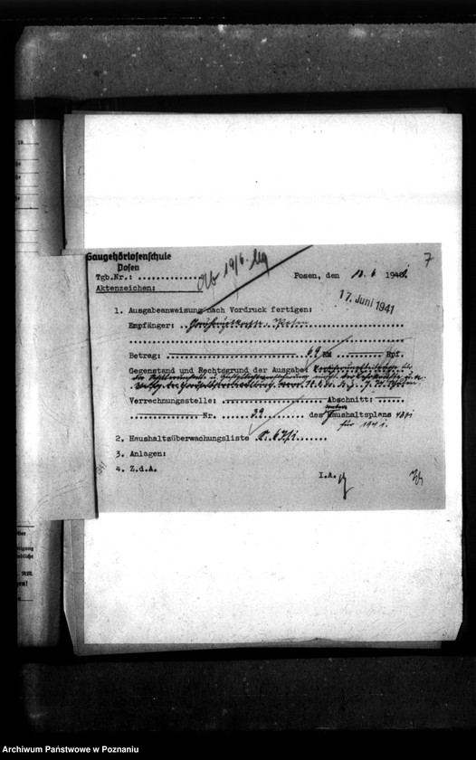 Obraz 11 z jednostki "Unfall und Haftpflichtversicherung Schüler und Lehrkräfte. [Sprawy ubezpieczeniowe]."