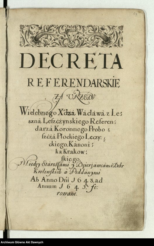 Obraz 4 z kolekcji "Referendaria Koronna111"