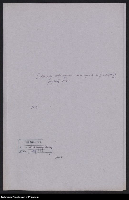 Obraz 2 z jednostki "[Zakłady dobroczynne - m.in. szpitali w Grudziądzu - przydziały mięsa]"